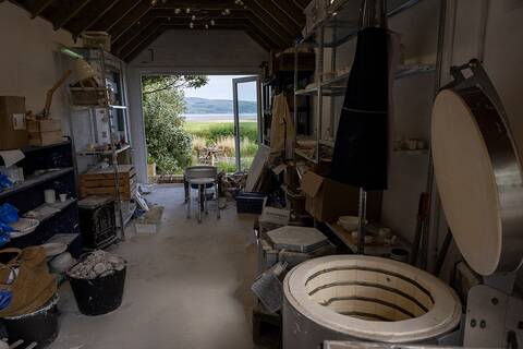 A ceramics studio